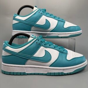 Nike Dunk Low Next Nature Dusty Cactus Womens 9 Sneaker White Blue Lace Sneakers